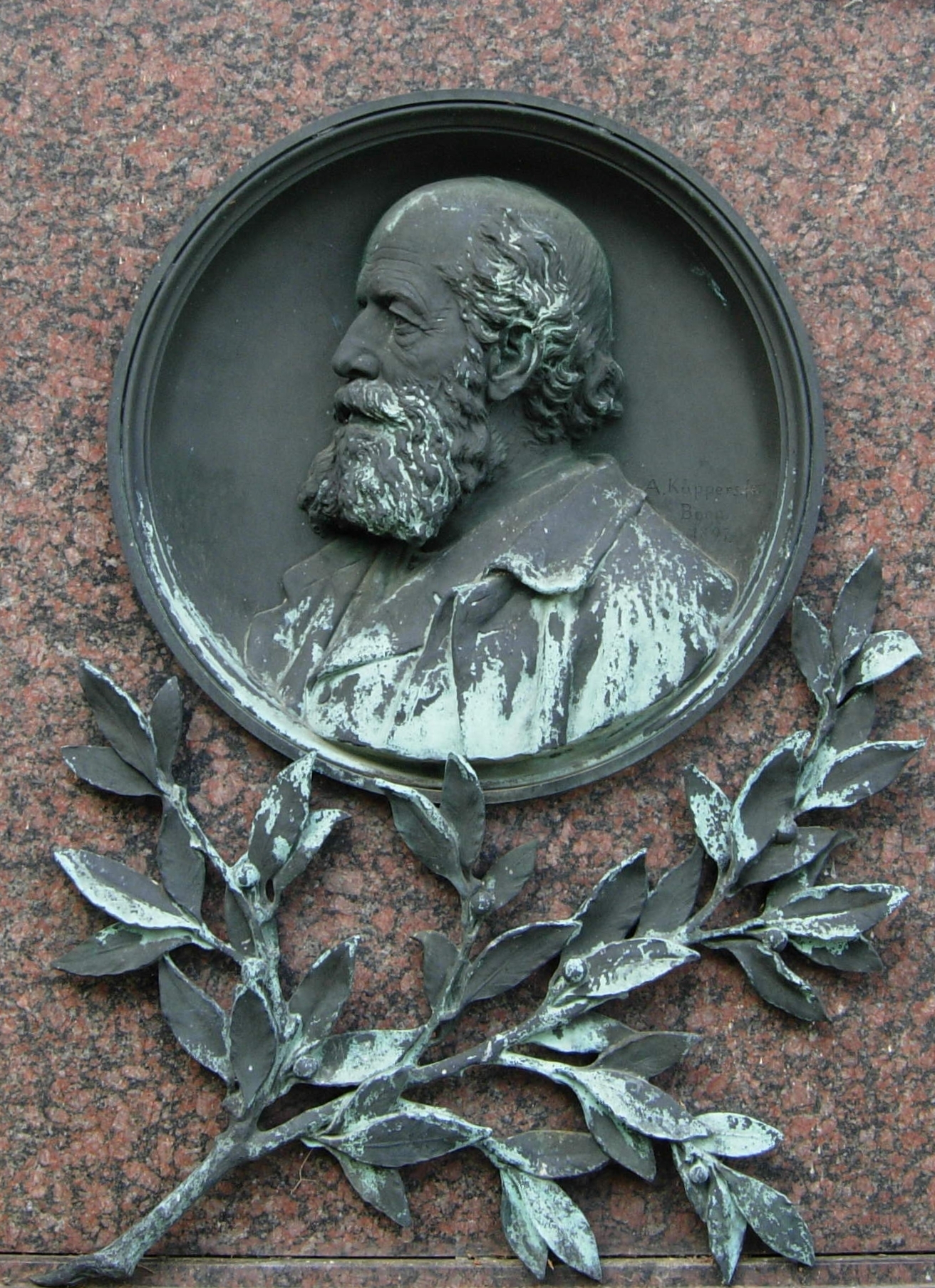 Imagem de referência relacionada a Friedrich August Kekulé von Stradonitz, item descrito como professor académico alemão