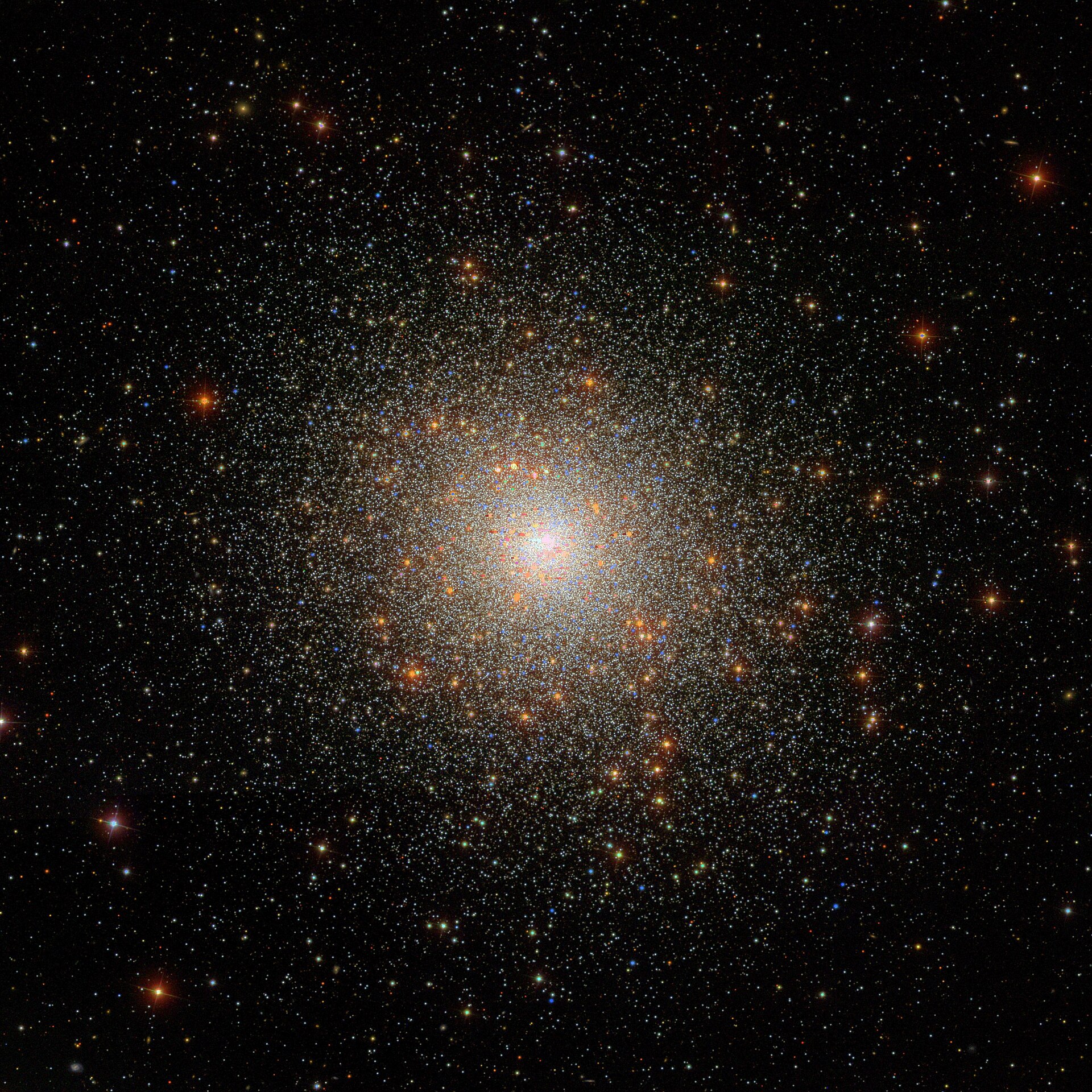 Imagem de referência de Messier 5, descrito nos dados abertos como um aglomerado globular de estrelas