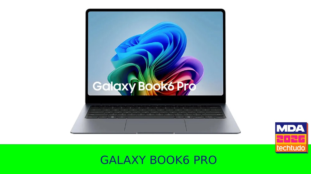 Samsung Galaxy Book6 Pro MDA 2026 — Foto: Arte/TechTudo