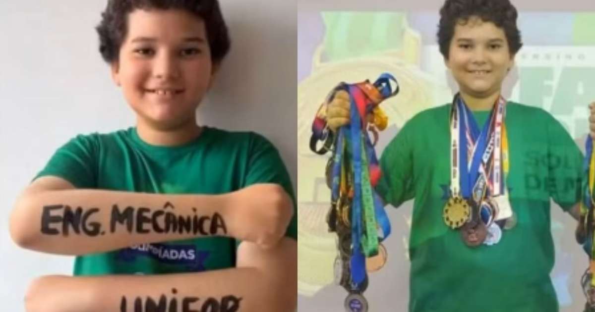 Aos 10 anos, menino é aprovado em vestibular de Engenharia: 'Nunca é cedo demais'