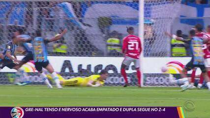 Gre-Nal tenso e nervoso acaba empatado e dupla segue no Z-4