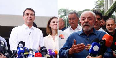 Flávio Bolsonaro (PL) e Lula (PT) Foto: Montagem: FOTOARENA/ESTADÃO CONTEÚDO e DIANA CARDOSO/ATO PRESS/ESTADÃO CONTEÚDO
