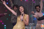 Débora Nascimento participou do Domingão com Huck