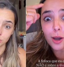 Internautas associaram relato de Camila Trianda ao casal Shantal e Mateus Verdelho Foto: Reprodução/Instagram @camilatrianda