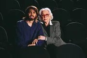 O cineasta Pedro Waddington e Fernanda Montenegro
