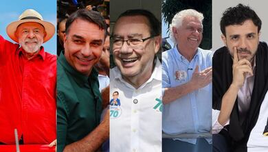 Lula participa de podcast; Flávio Bolsonaro vai a debate pela primeira vez; veja agenda dos candidato